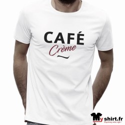 t shirt café crème