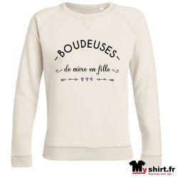 sweat boudeuses de mère en fille