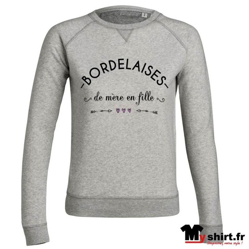 sweat bordelaises de mère en fille