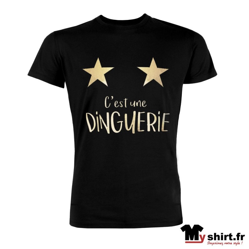 t shirt deux étoiles dinguerie