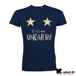 t shirt deux étoiles dinguerie