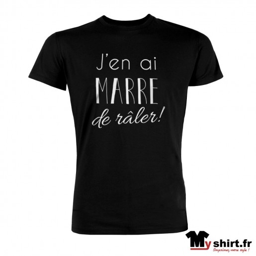 t-shirt humour j en ai marre de raler