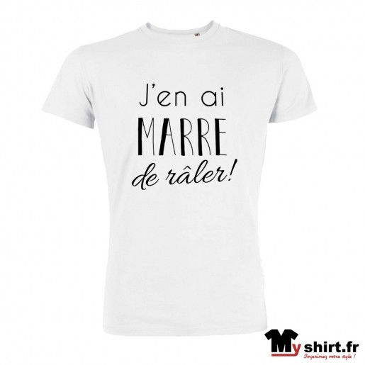 t-shirt humour j en ai marre de raler