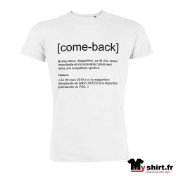 t shirt remontada come back