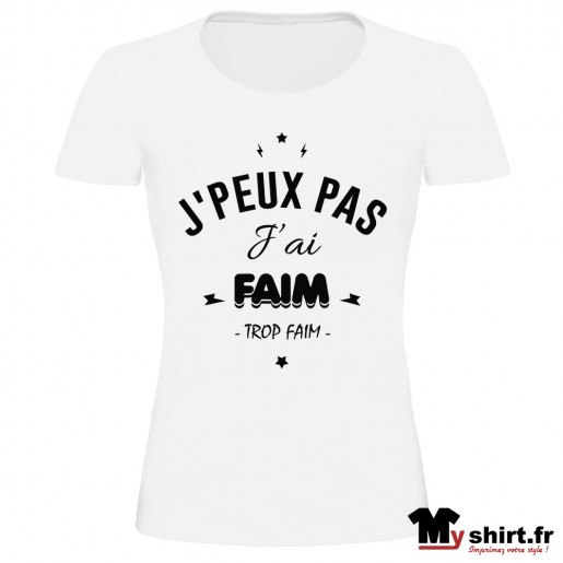 t shirt femme j peux pas en soldes