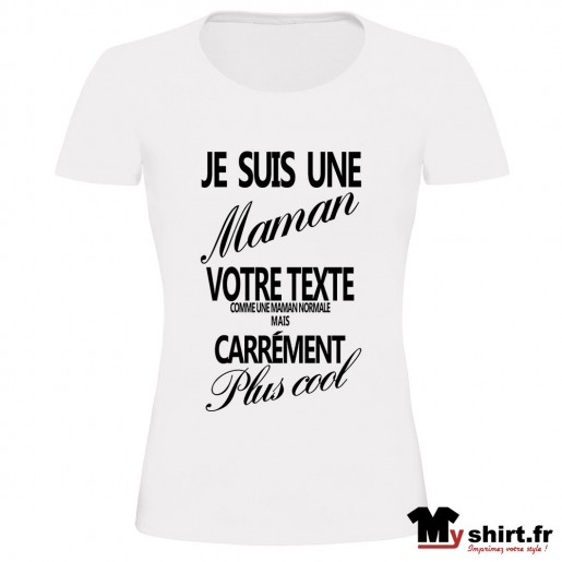 t shirt maman personnalisé