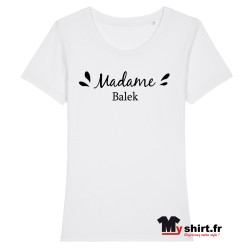 Tshirt humour femme Madame balek