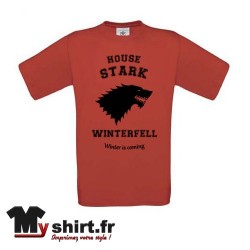 t-shirt stark game of throne