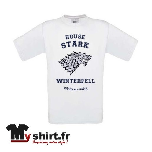 t-shirt stark game of throne