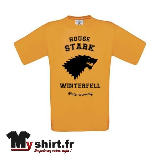 t-shirt stark game of throne