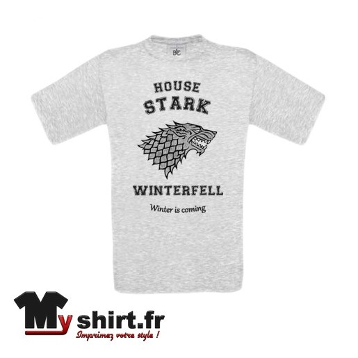 t-shirt stark game of throne