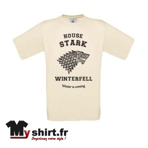 t-shirt stark game of throne