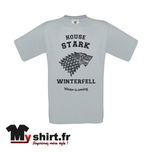 t-shirt stark game of throne