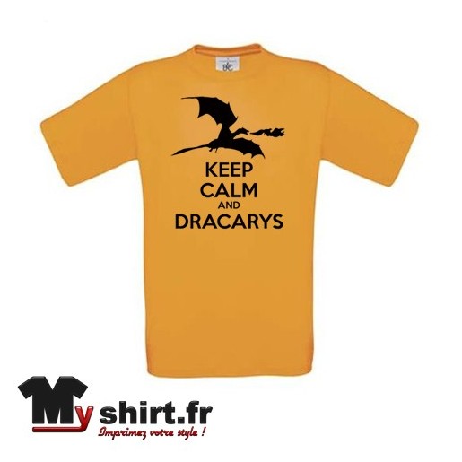 t shirt keep calm and dracarys game of throne