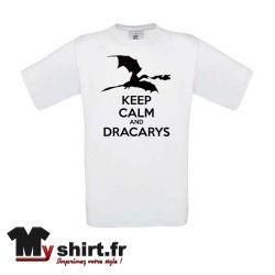 t shirt keep calm and dracarys game of throne