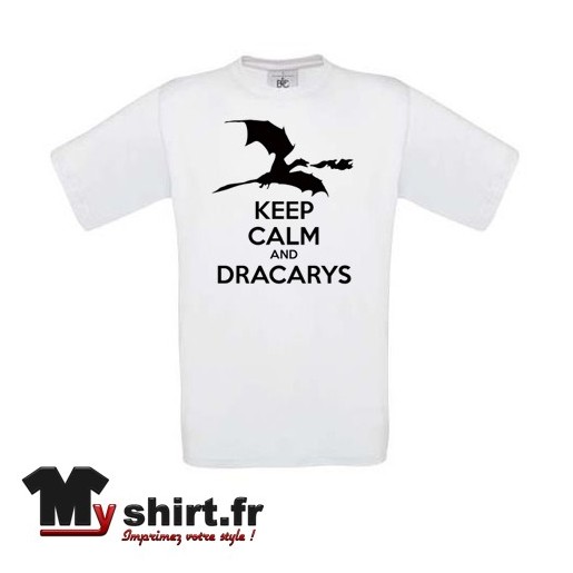 t shirt keep calm and dracarys game of throne