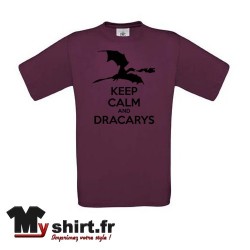 t shirt keep calm and dracarys game of throne