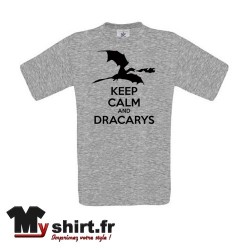 t shirt keep calm and dracarys game of throne