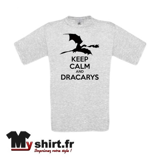 t shirt keep calm and dracarys game of throne