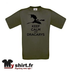 t shirt keep calm and dracarys game of throne