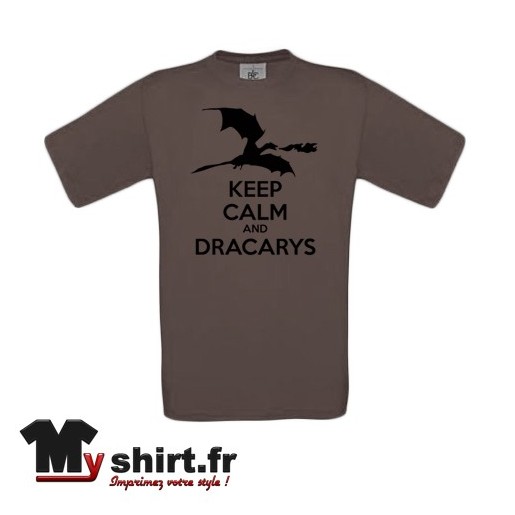 t shirt keep calm and dracarys game of throne