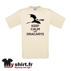 t shirt keep calm and dracarys game of throne