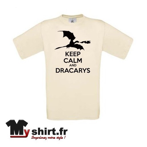 t shirt keep calm and dracarys game of throne