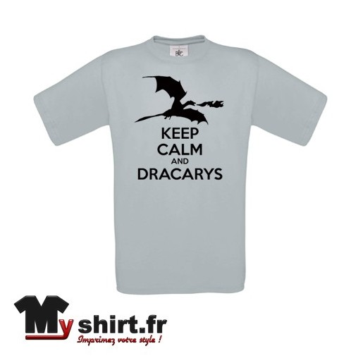 t shirt keep calm and dracarys game of throne