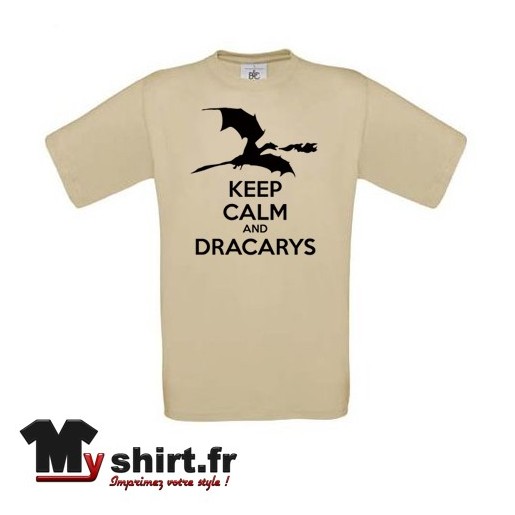 t shirt keep calm and dracarys game of throne