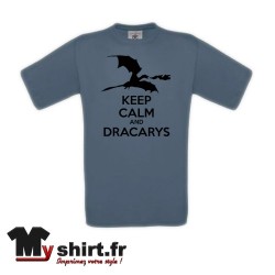 t shirt keep calm and dracarys game of throne