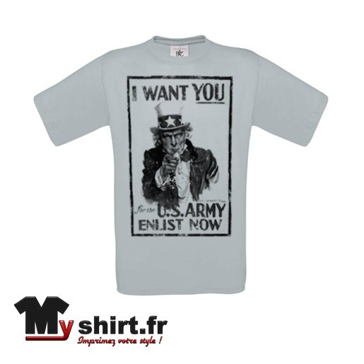 tee shirt vintage oncle sam i want you