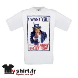 tee shirt vintage oncle sam i want you