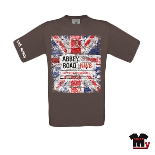 tshirt union jack abbey road