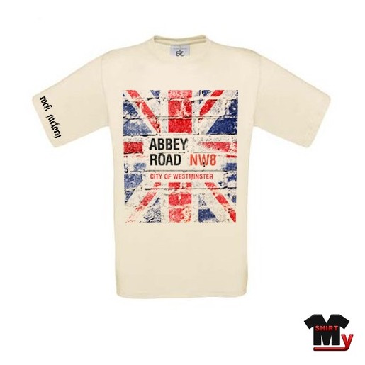 tshirt union jack abbey road