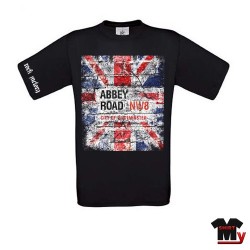 tshirt union jack abbey road