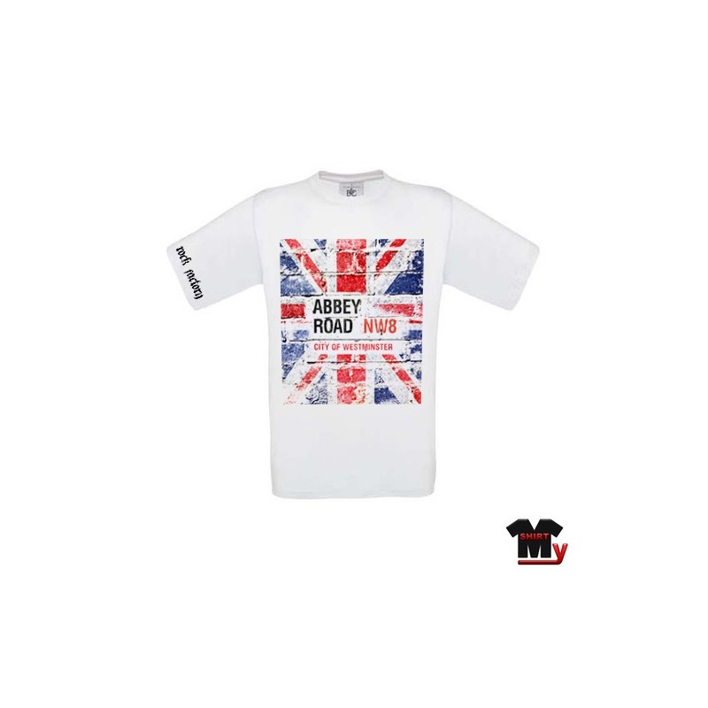 tshirt union jack abbey road