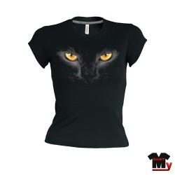 tee shirt yeux de chat