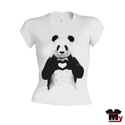 t shirt femme Panda 