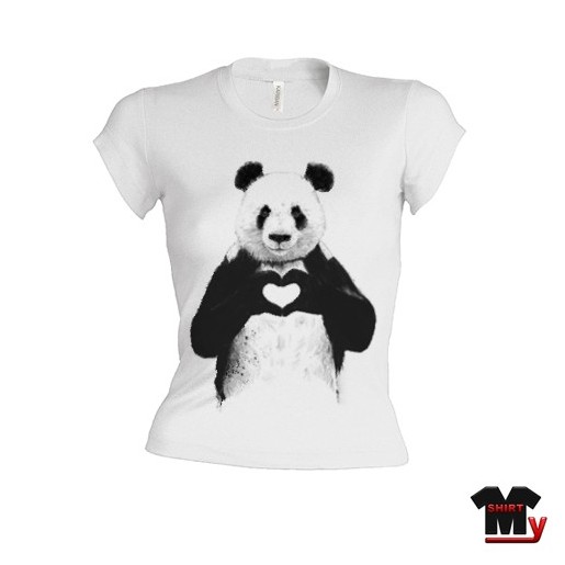 t shirt femme Panda 