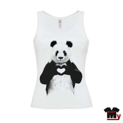 t shirt femme Panda 