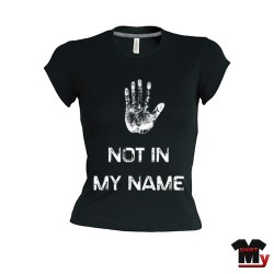 T shirt femme not in my name