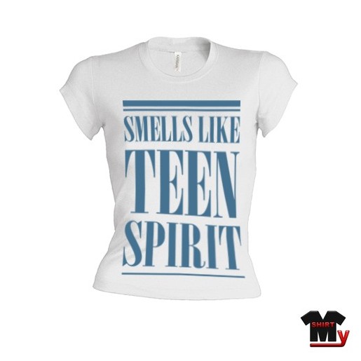 T shirt femme smells like teen spirit noir