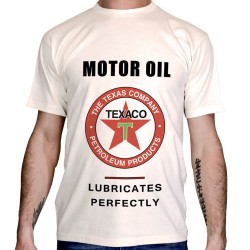 T-shirt-Texaco-oil-naturel