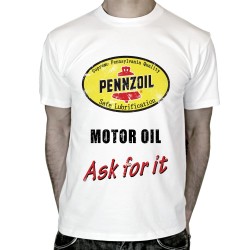 T-shirt-Retro-motor-Pennzoil-Vintage