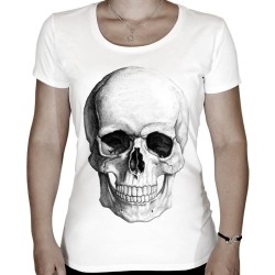 T-shirt-Femme-tete-de-mort