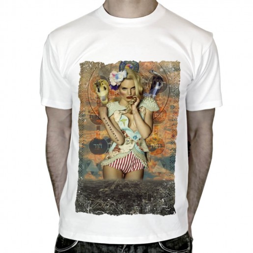 T-shirt-graphique-femme-serpent