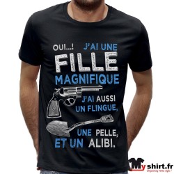 t shirt j'ai une fille