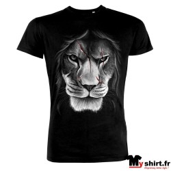 t shirt tete de lion