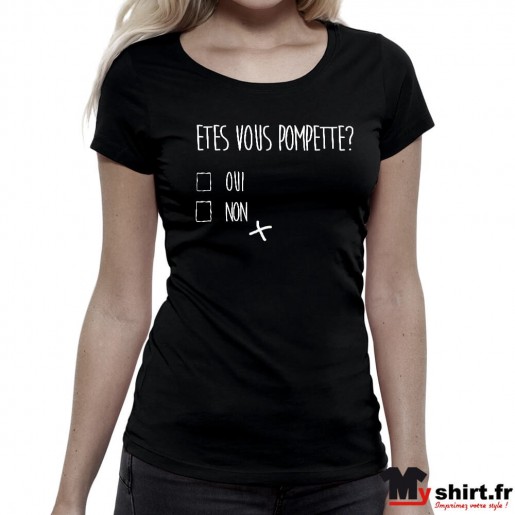 T-shirt  Etes vous pompette