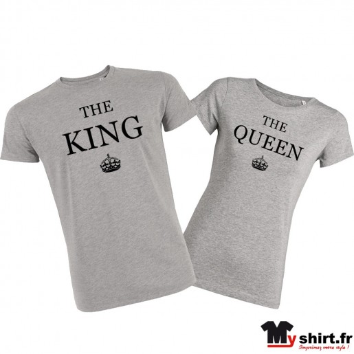 T-shirt-couple-king-queen